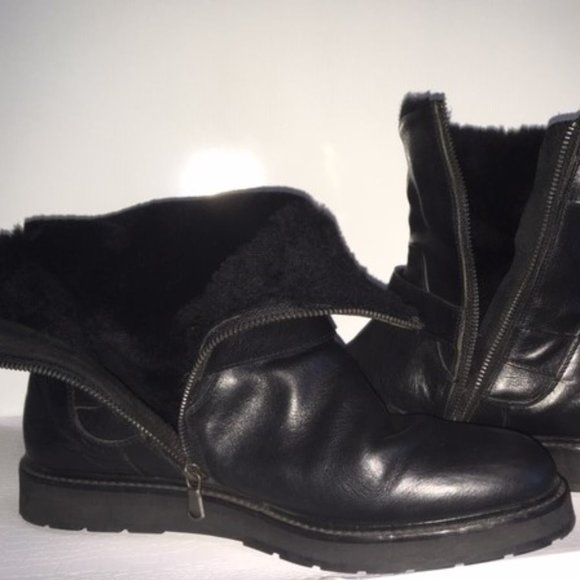 Vince inner paded black boots - Picture 6 of 6